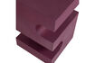 Miniature Table d'appoint 48x30 cm métal violet/brun JESSA 7