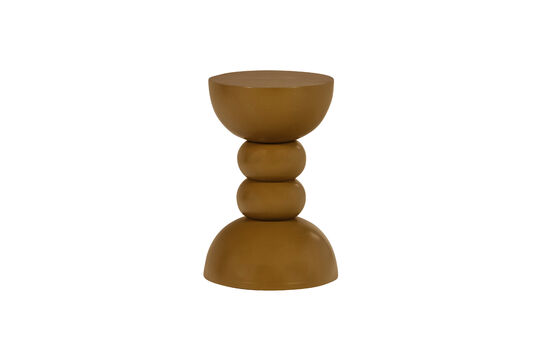 Table d'appoint 51x35 cm bois de manguier jaune miel Miel