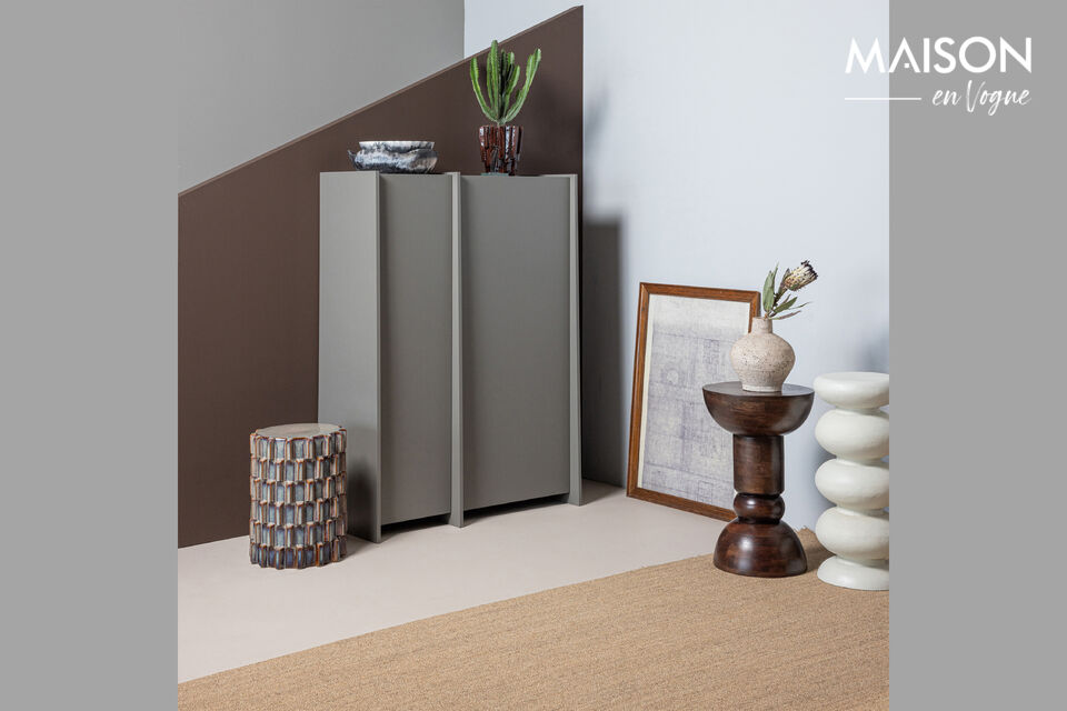 Aspect luxueux Bois de manguier solide Mat&eacute;riau robuste Dimensions compactes  La table