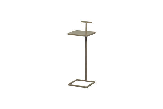 Table d'appoint 64x22 métal sable foncé TOSTE Détouré