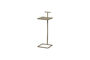 Miniature Table d'appoint 64x22 métal sable foncé TOSTE Détouré