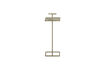Miniature Table d'appoint 64x22 métal sable foncé TOSTE 6