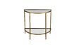 Miniature Table d'appoint 75x38x76 cm métal laiton antique Goddess 4