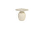 Miniature Table d'appoint basse en fer beige Karula Détouré