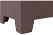 Miniature Table d'appoint basse fibre d'argile marron Zina 5