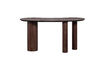 Miniature Table d'appoint/Bureau organique teck recyclé marron SUN 6