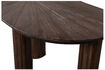 Miniature Table d'appoint/Bureau organique teck recyclé marron SUN 8