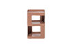 Miniature Table d'appoint/chevet 35x35 cm métal rose saumon Riv 3