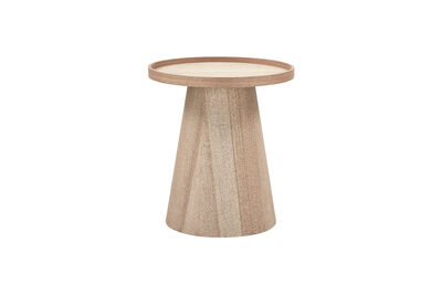 Table d'appoint conique Ø 45 cm MDF naturel MAUD