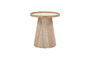 Miniature Table d'appoint conique Ø 45 cm MDF naturel MAUD Détouré