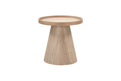 Table d'appoint conique Ø39 cm MDF naturel Maud