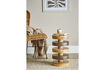 Miniature Table d'appoint D25xH45 cm en manguier marron FSC®100% Franka 2