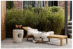 Miniature Table d'appoint de jardin 47x40 cm polymère renforcé naturel Mica 2