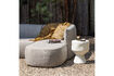 Miniature Table d'appoint de jardin 50x40 cm polymère naturel Aur 3