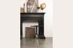 Miniature Table d'appoint Elia finition noire et Laiton 1