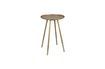 Miniature Table d'appoint Eliot finition laiton ancien 8