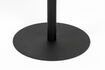 Miniature Table d'appoint en acier argent Snow Brushed 9