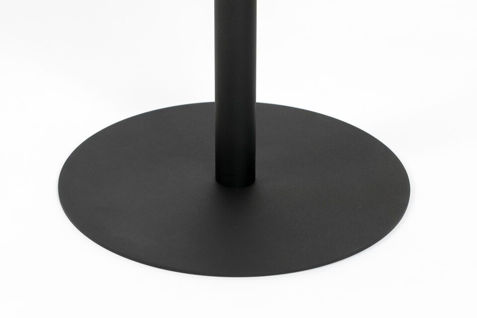 Table d'appoint en acier argent Snow Brushed - 7