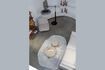 Miniature Table d'appoint en Acier Beige Centre 4