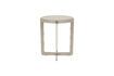 Miniature Table d'appoint en Acier Beige Centre 1