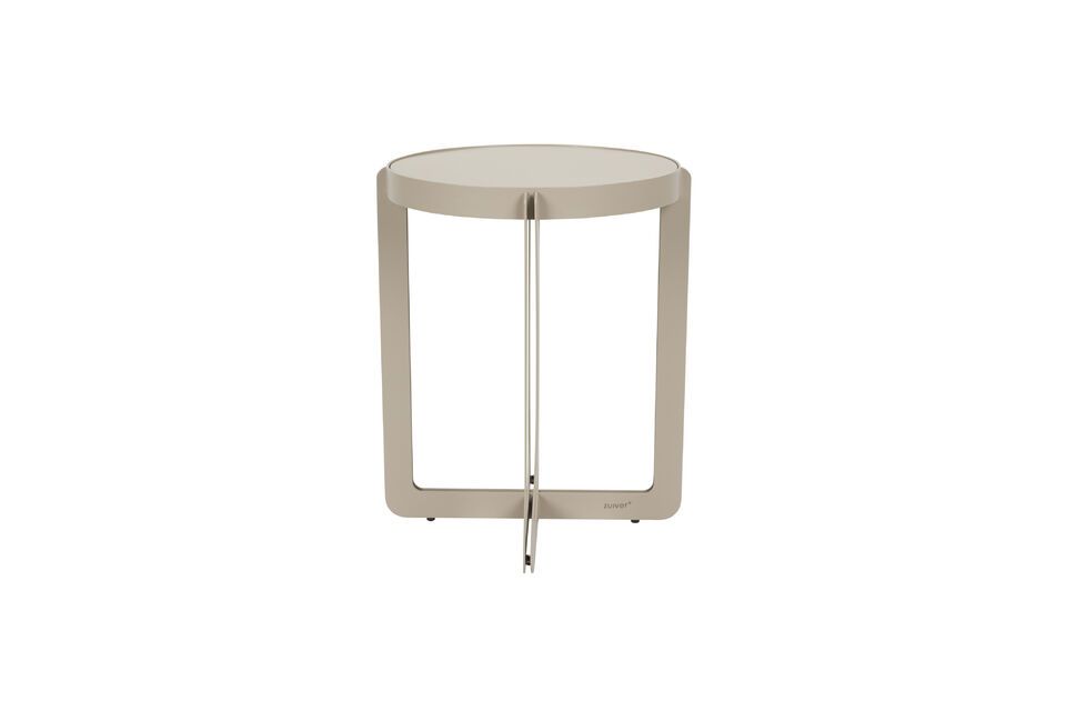 Table d'appoint en Acier Beige Centre Zuiver
