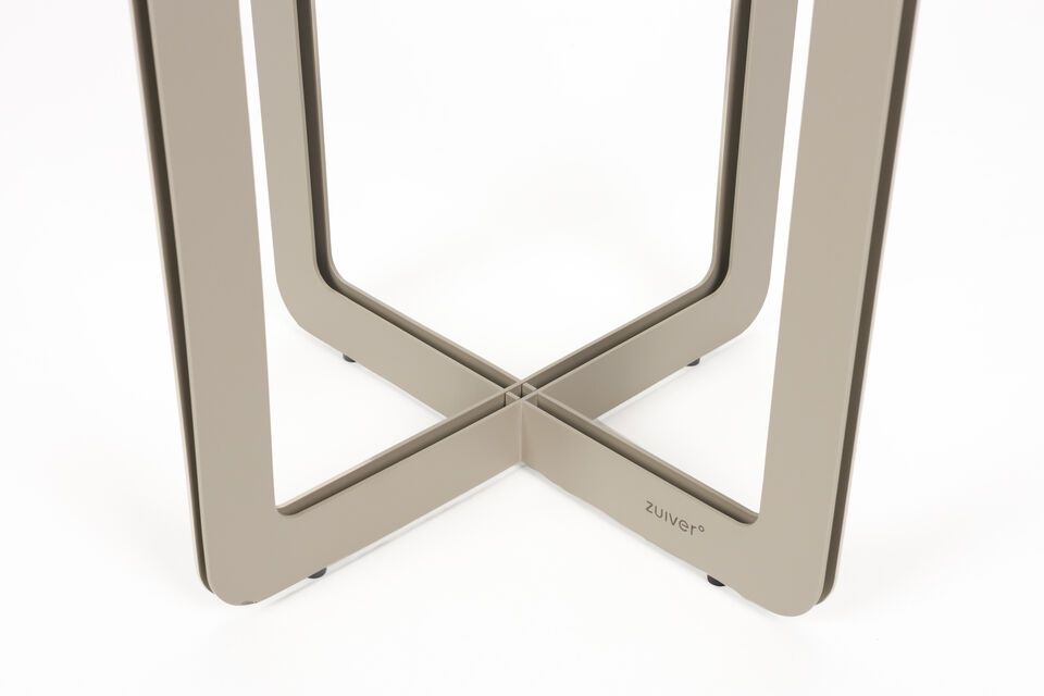 Table d'appoint en Acier Beige Centre - 8