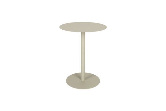 Table d'appoint en acier beige Snow Détouré