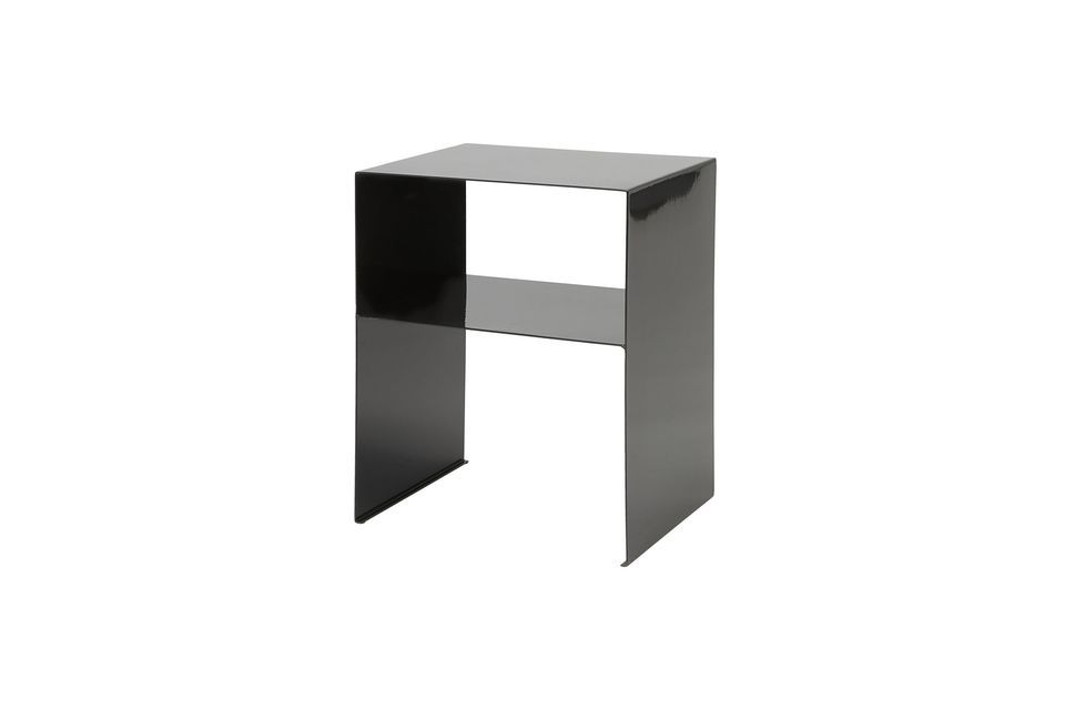 Table d'appoint en acier noir Fari House Doctor