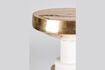 Miniature Table d'appoint en aluminium doré Chunky Footed 5