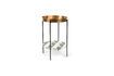 Miniature Table d'appoint en aluminium doré Marbelicious 1