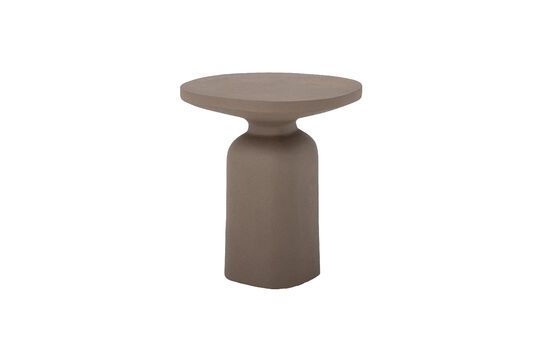 Table d'appoint en aluminium marron Millan