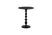 Miniature Table d'appoint en aluminium noir Classic 1