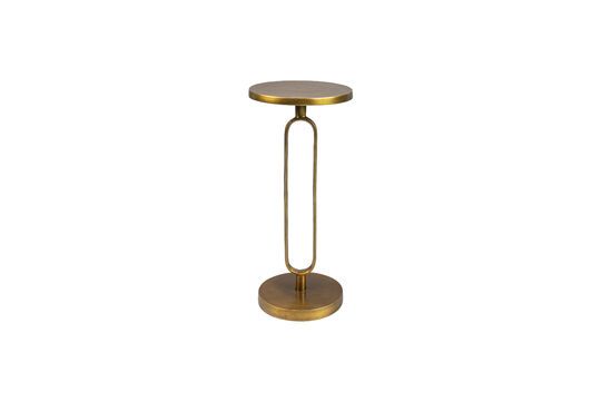 Table d'appoint en aluminum doré Sandook