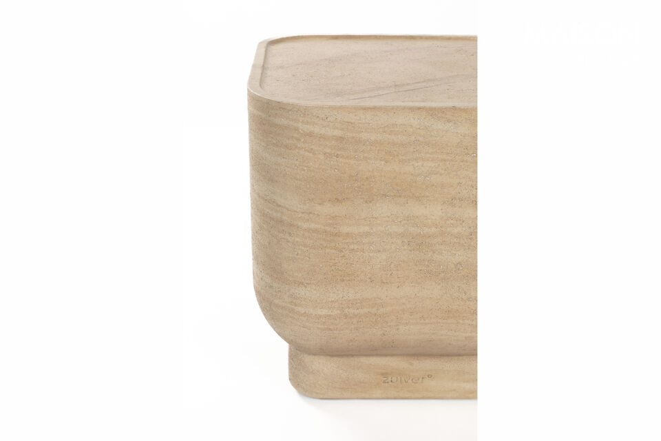 Table d'appoint en béton beige Noble - 13