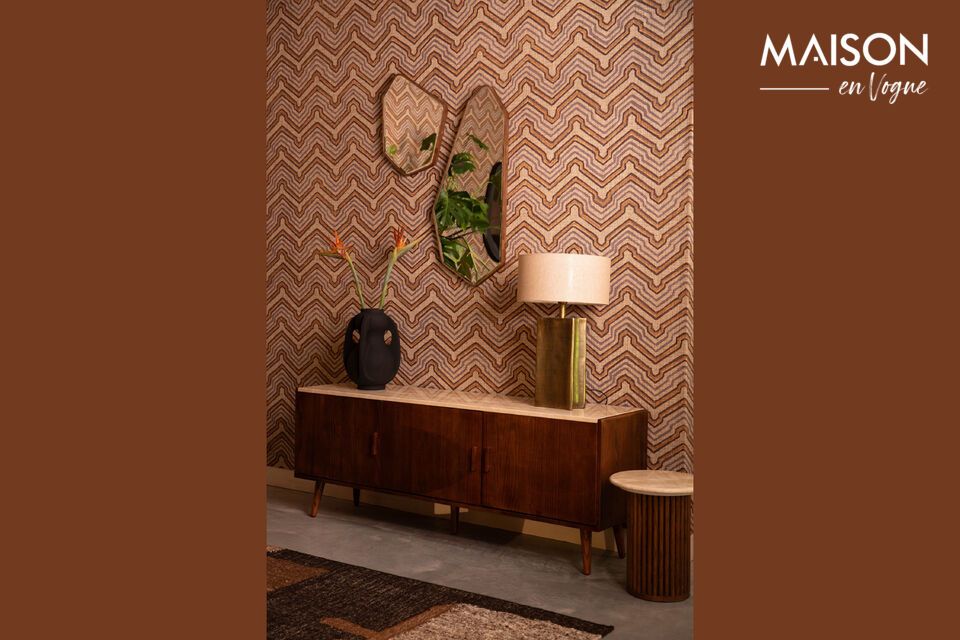 Chic et vintage, l'Arda réchauffe l'intérieur.