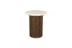 Miniature Table d'appoint en bois beige Arda 1