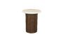 Miniature Table d'appoint en bois beige Arda Détouré