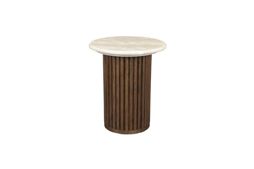 Table d'appoint en bois beige Arda DutchBone
