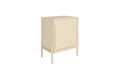 Table d'appoint en bois beige Faces