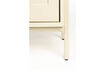 Miniature Table d'appoint en bois beige Faces 9