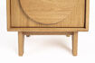 Miniature Table d'appoint en bois beige Groove 11