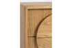 Miniature Table d'appoint en bois beige Groove 15