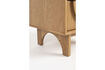 Miniature Table d'appoint en bois beige Groove 17