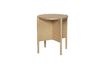 Miniature Table d'appoint en bois beige Heritage 1