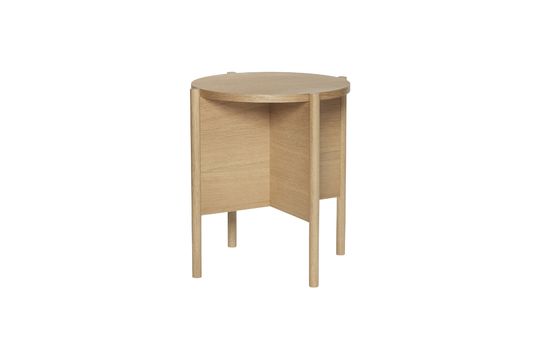 Table d'appoint en bois beige Heritage