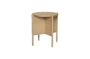 Miniature Table d'appoint en bois beige Heritage Détouré