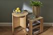 Miniature Table d'appoint en bois beige Heritage 6