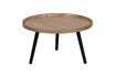 Miniature Table d'appoint en bois beige Mesa 1