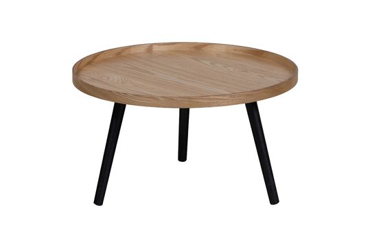 Table d'appoint en bois beige Mesa