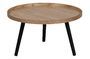 Miniature Table d'appoint en bois beige Mesa Détouré